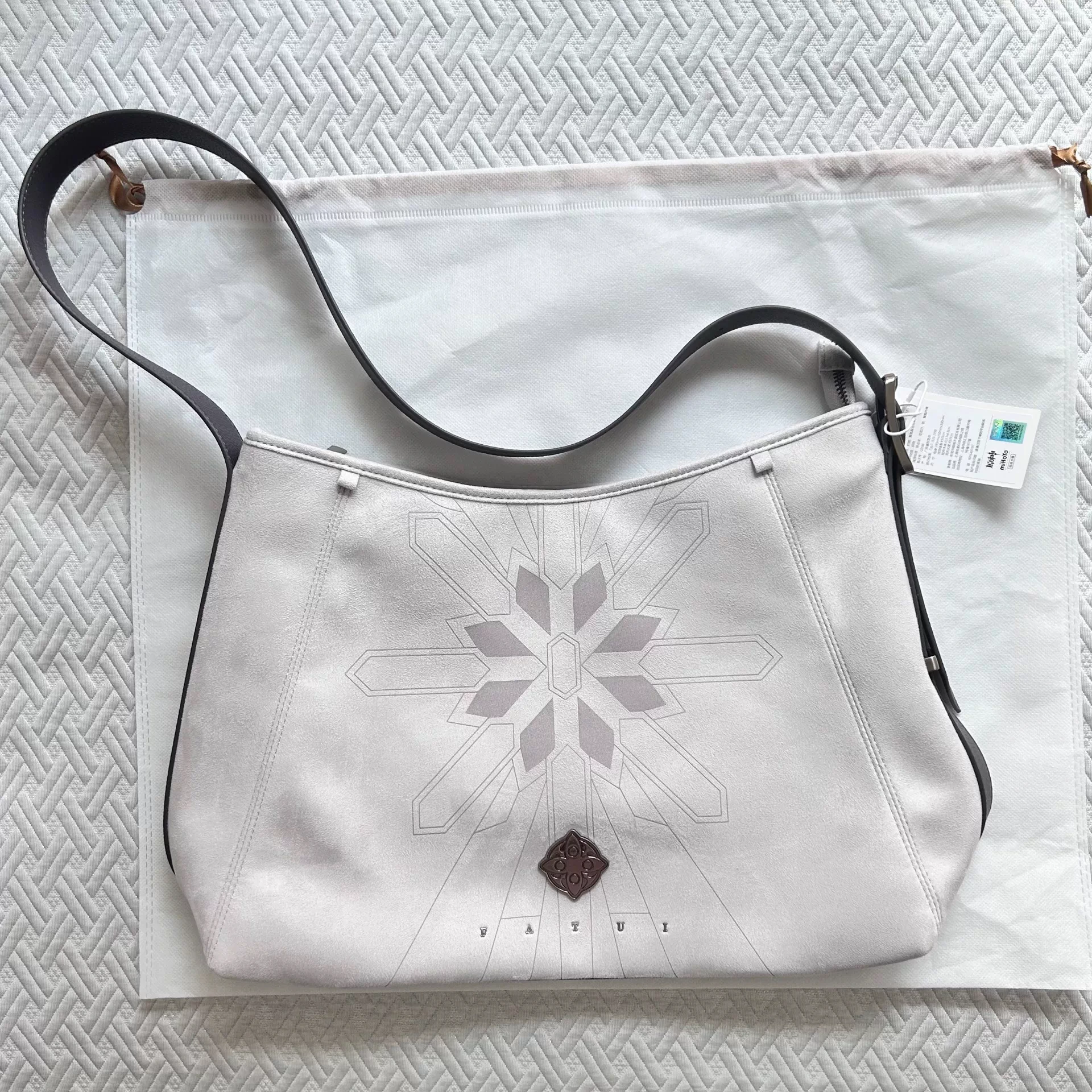 [Genuine] miHoYo Game Genshin Impact Frost Trace Flame Series Crossbody Bag Handbag Shoulder Bag Anime Pendant