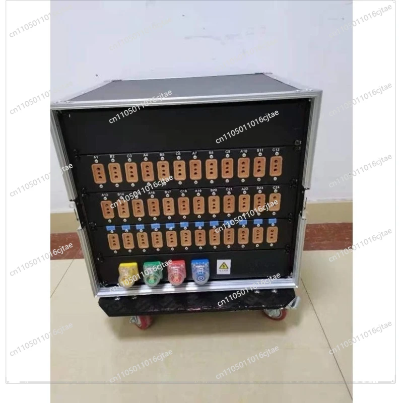 36-Way Bakelite Plug-in Stage Lighting and Audio LED Large Screen Power Box Power Cabinet Lighting and Audio Through Box