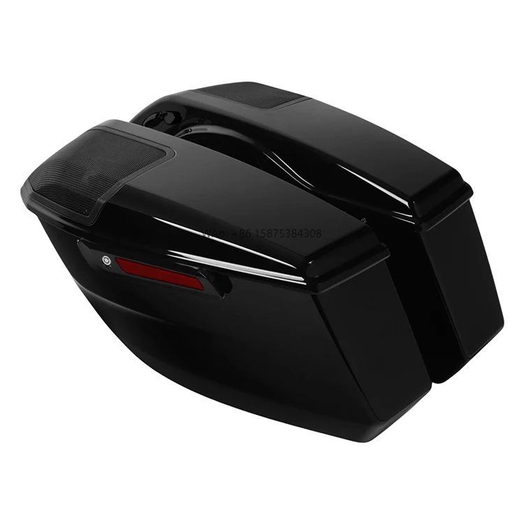 High Performance Black ABS Luggage Hard Saddlebags W/6x9 Speaker Lids Fit for Harley Touring CVO Street Glide 2023-2025