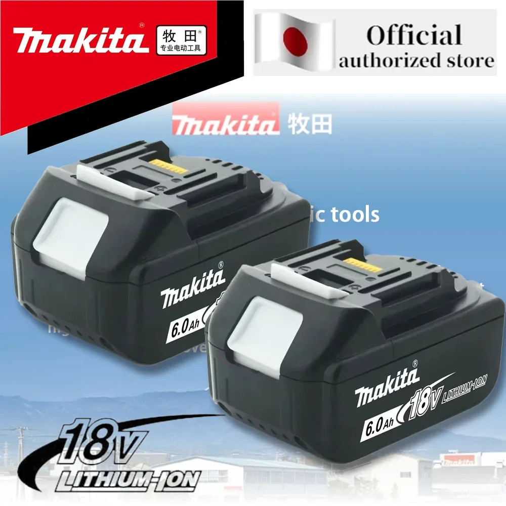 

Original genuine 6Ah Makita Brand new 18V Tool battery for MAKITA tool BL1830B BL1850B BL1850 BL1840 BL1860 BL1815 Tool DTW700