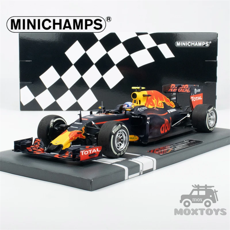 MINICHAMPS 1:18 RACING TAG HEUER RB12 #1 MAX - WINNER SPANISH GP 2016 Resin Model Car