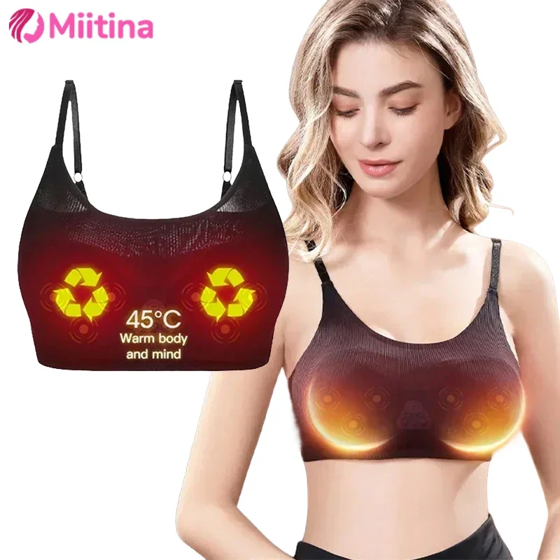 

Breast Massage Bra Electric Vibration Bra Massage Infrared Heating Chest Enlargement Stimulator Anti-Chest Sagging Breast Care