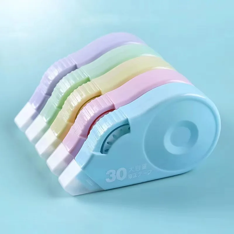 5pcs 30M Correction Belt Large Capacity Correction Belt Students Use Modified Typo Creative Stationery School Learning