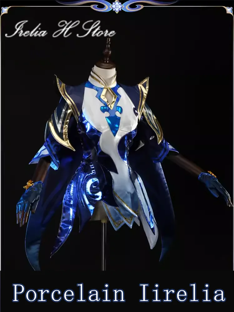 متوفر في المخزون أزياء Irelia LOL من البورسلين irelia التأثيرية للنساء فستان حفلات الهالوين