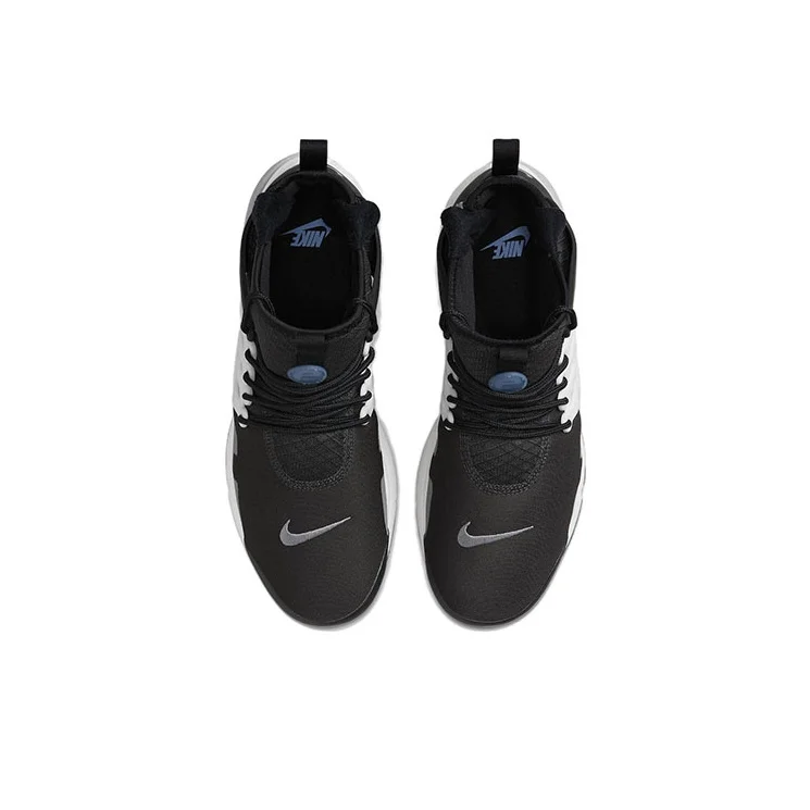 Nike Air Presto Mid Utility Mid top Casual Shoes Men's Black White DC8751-002 view 5