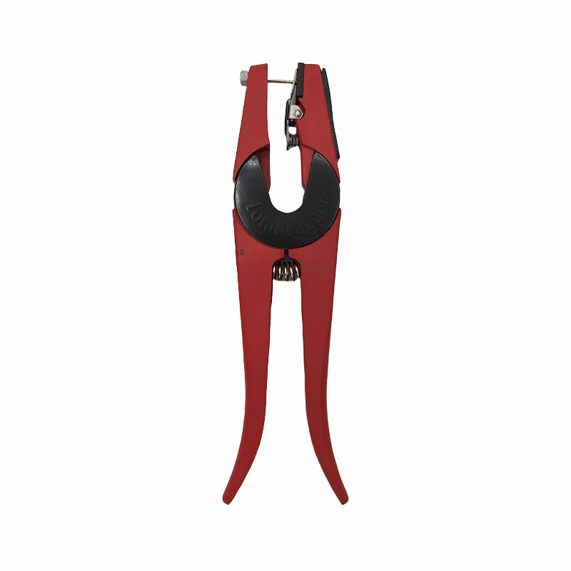 Animal Ear Label Pliers Portable Effect Save Ear Label Pliers Tool Red Metal Pliers
