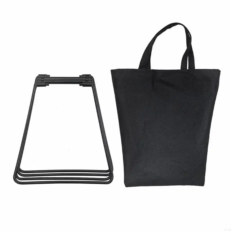   Portable Folding Coolers Stand Camping Foldable Metal Stand Storage Box Bracket Outdoor Picnics Accessories Enduring