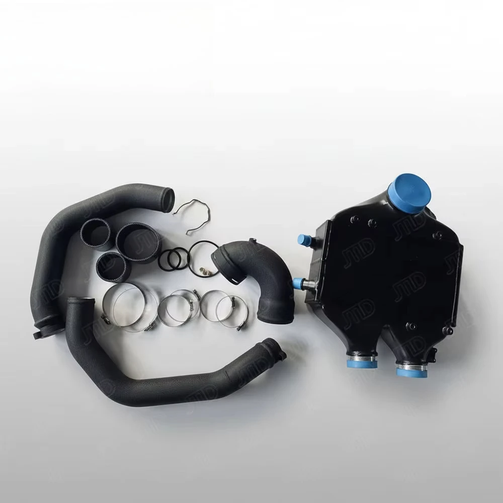 Aluminum Performance Intercooler + Turbo Inlet Pipe Kit for F80 M3 F82 M4 F87 M2 Competition S55 2014-2020