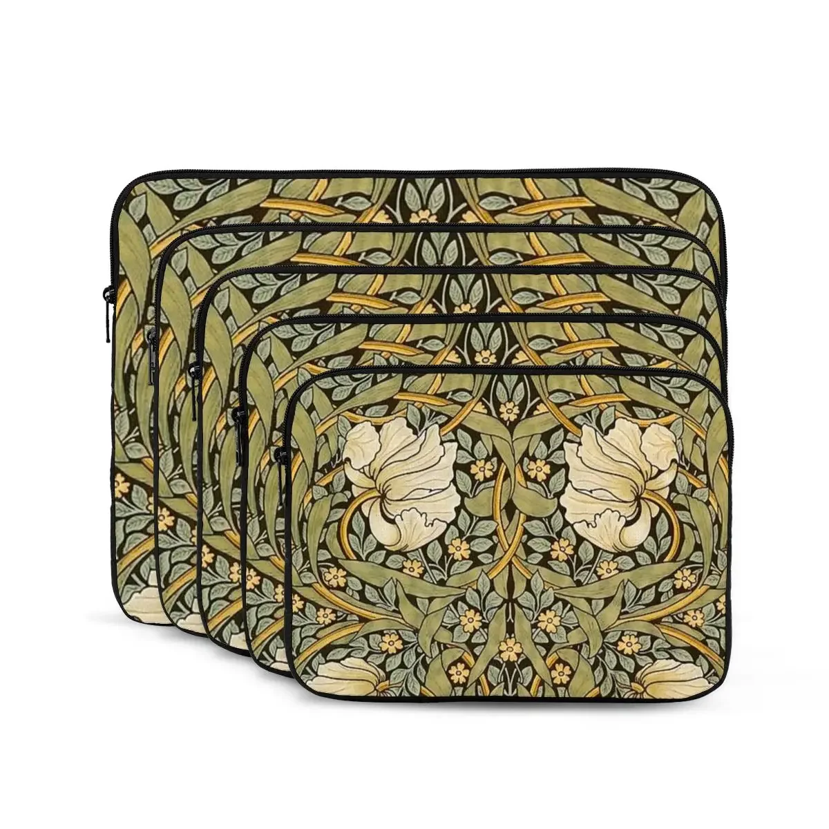 William Morris pimpermenel-funda para ordenador portátil, bolsa a prueba de golpes para tableta, 10, 12, 13, 15 y 17 pulgadas