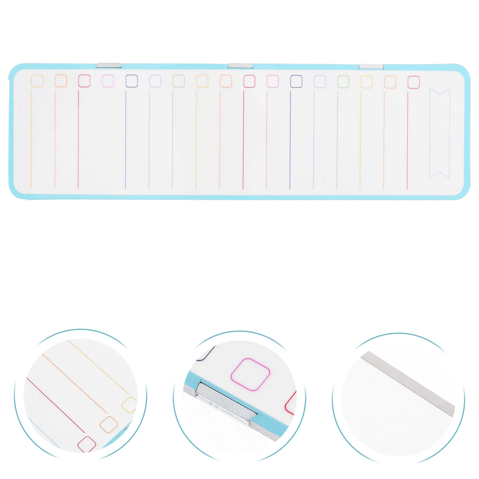 

Magnetic Dry Erase Board Easy Attach Magnetic Notepad for Computer Side Dry Erase Surface Whiteboard for Office Notes