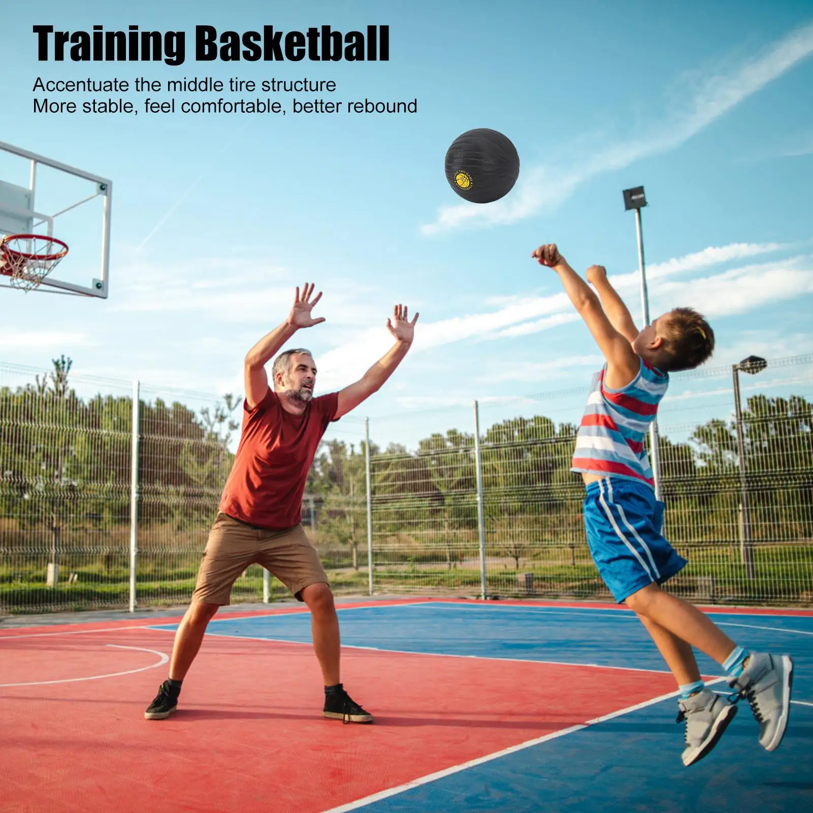 ウェイトトレーニングバスケットボール サイズ7 リバウンド練習やスキル開発トレーニング用の重いバスケットボール