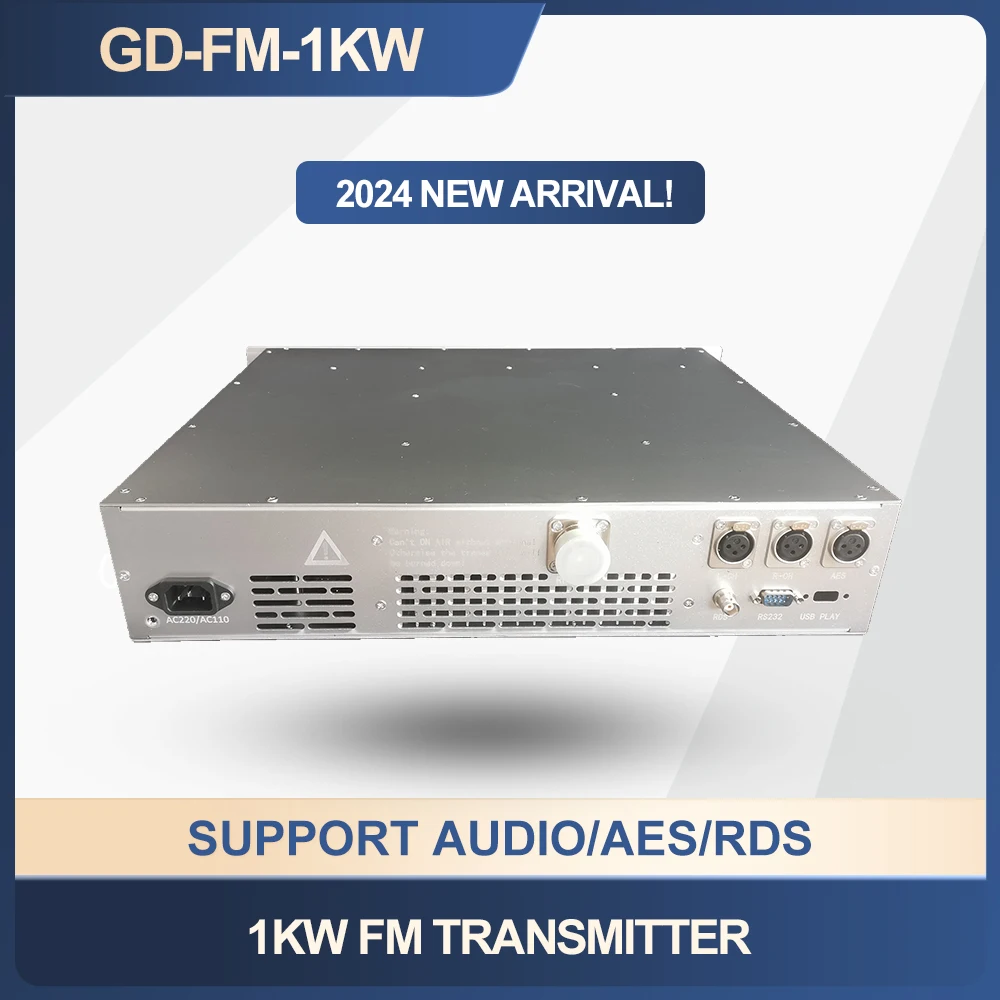 True RDS Build-in FM Ttransmitter 1KW FM Transmitter Radio Broadcast Equipments