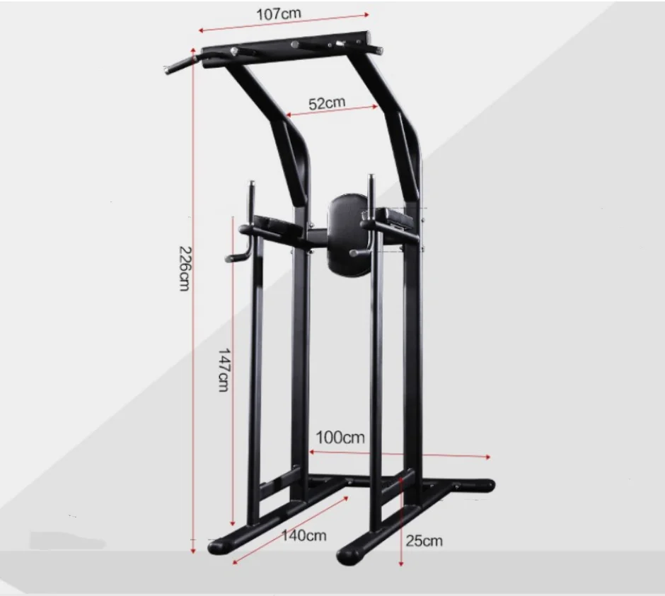 Steel Pull-Up Single Parallel Bar Equipment Indoor Home Fitness Horizontal and Vertical Bars Upward Pull-Up Training Tool 2025