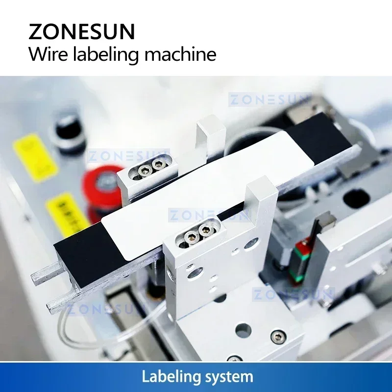 Zonesun Wire Labeling Machine Cable Label Maker Electrical Wire Labeling Devices Labeler Label Applicator ZS-WTB1