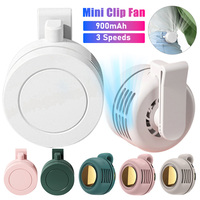 Hanging Neck Waist Fan Portable Bladeless Hanging Fan USB Charging Mini Air Conditioning Fan 900mAh for Outdoor Home Working