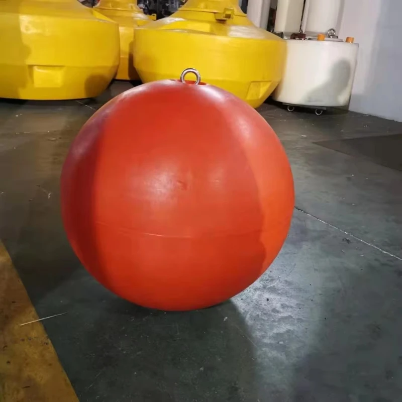 Spherical buoy, polyethylene (PE) environmental protection and marine resistance warning sign, ship mooring buoy