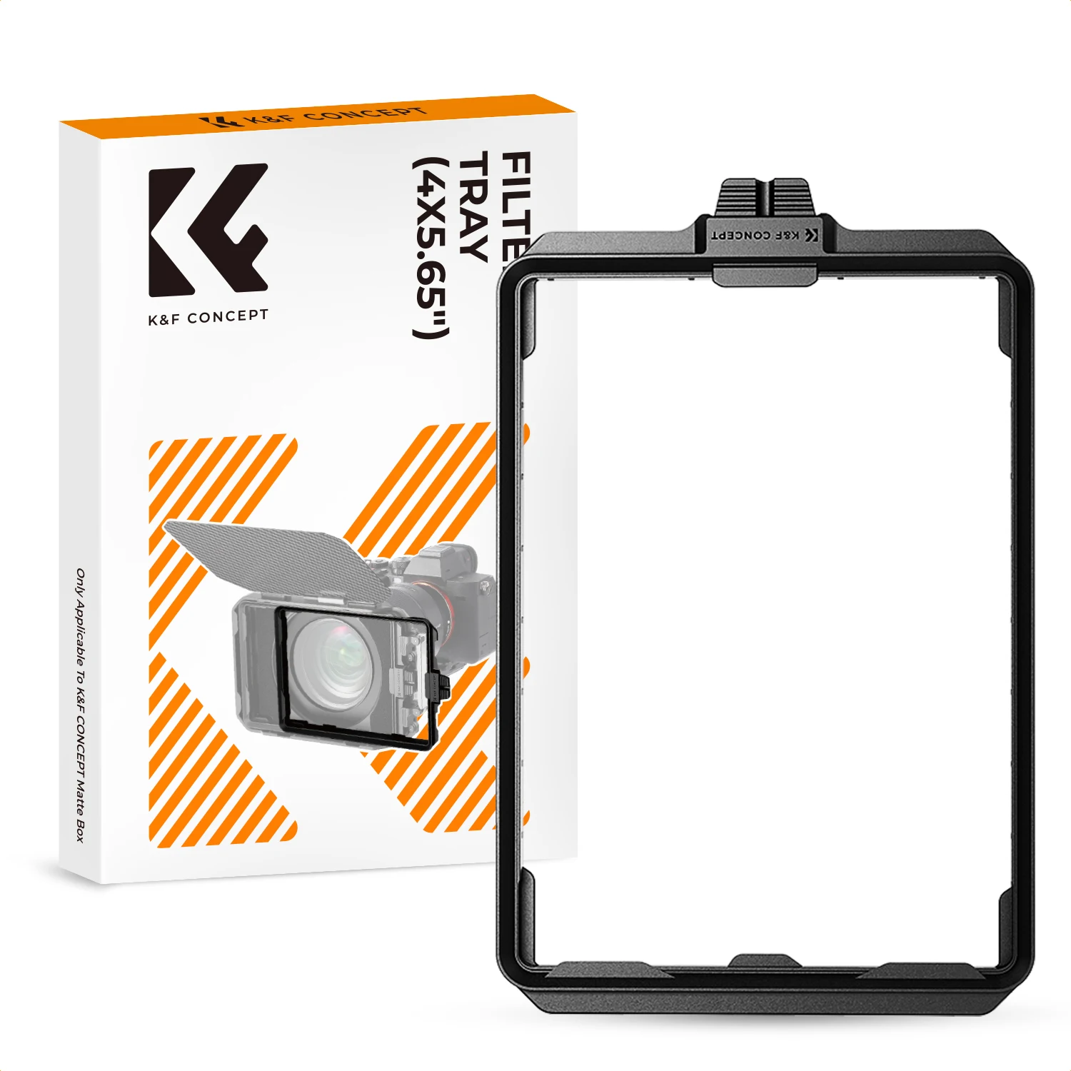 K&F CONCEPT Camera Matte Box Filter Tray Vierkant filterframe voor 4x5-65 Vierkante Matte Box ND UV-filter Lensbeschermer Accessoires