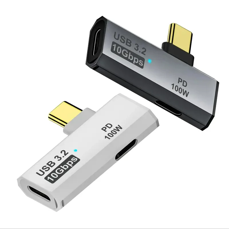 2-in-1 USB C Splitter Type-C 10Gbps Audio Adapter with 100W PD Charging for ROG Ally, Steam Deck, Laptop & Phone