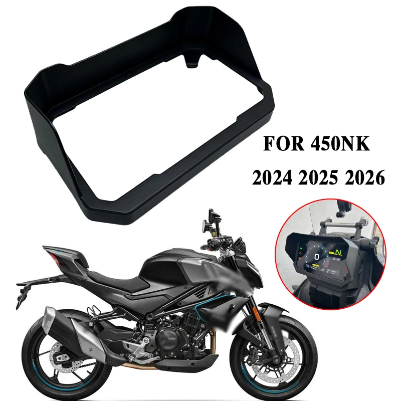 Carbon Black Sun Visor Instrument Hat For CFMOTO 450nk 450 NK ﻿450Nk CF450NK 2024 2025 2026 Motorcycle Cover Protection