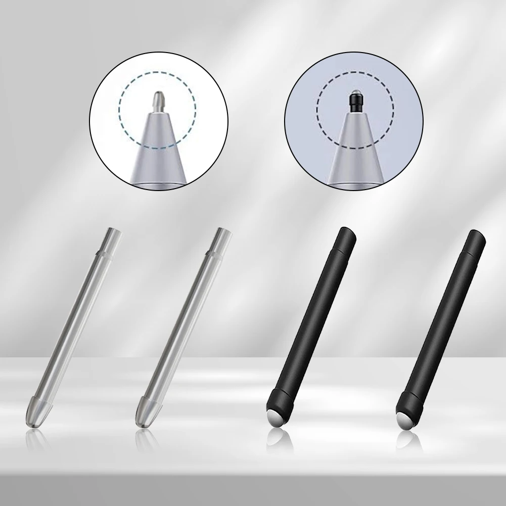 Metalen HB Pen Tips met Clip Refill Penpunten Stylus Vervanging Reserve Penpunt Tip Kit voor Microsoft Surface Pro 7 6 5 4-serie