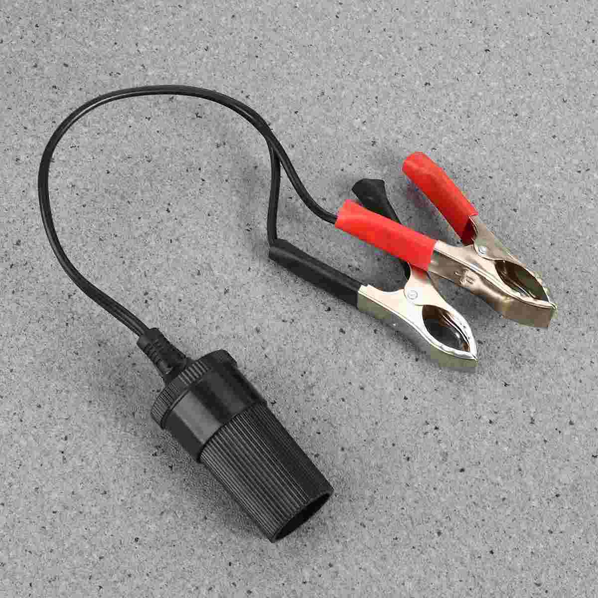 Car Auto Terminal Clip 12V DC Cigarette Lighter Socket Adapter Car terminal clip Auto Alligator Clip