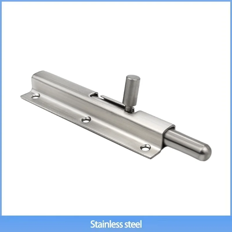 

Surface Mounted Door Lock 304 Stainless Steel T-Shaped Industrial Wooden Door And Window Lock Bathroom Anti-Theft