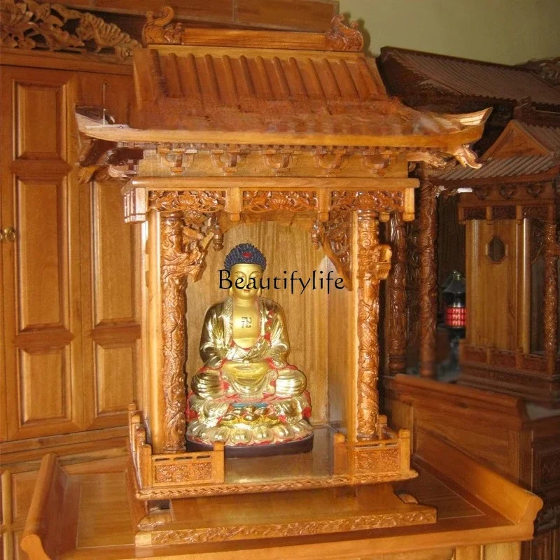 

yj39Seat-type shrine Camphor niche Household table Customized