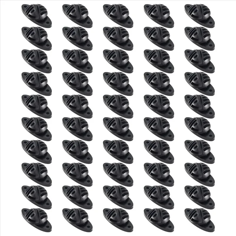 

New Electronic Fence Accessor 50Pcs Fence Insulator Horse Cattle Animal Electric Fence Accessories Hemispherical Insulator