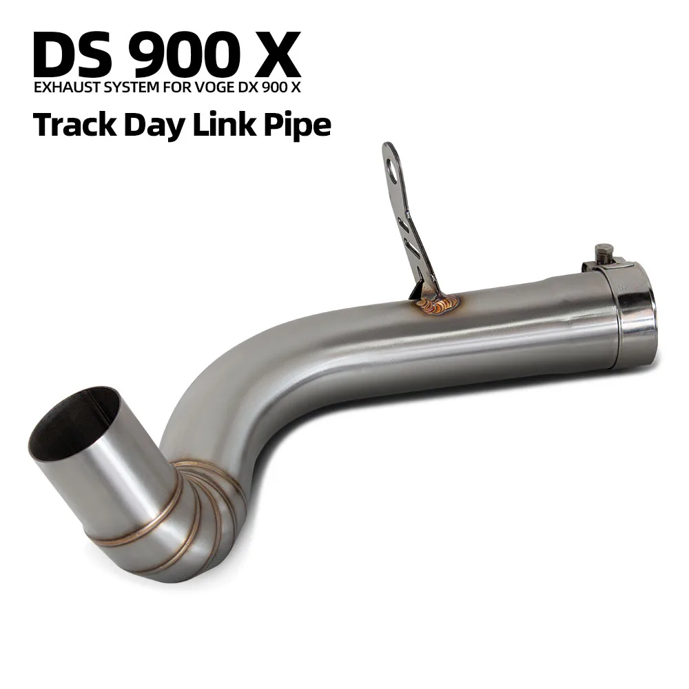 Motorcycle Escape Adapter Pipe For VOGE 900DS DS900X DSX900 2024 2025 Modify Stainless Middle Tube Fit Original Exhaust Muffler