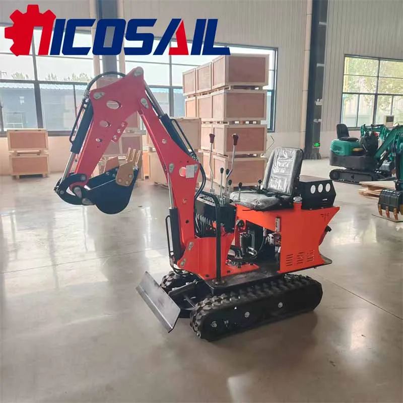 0.6 Ton Mini Excavator 6.5kW Compact Crawler Digger with Quick Coupler for Garden Landscaping Small Construction Work 4