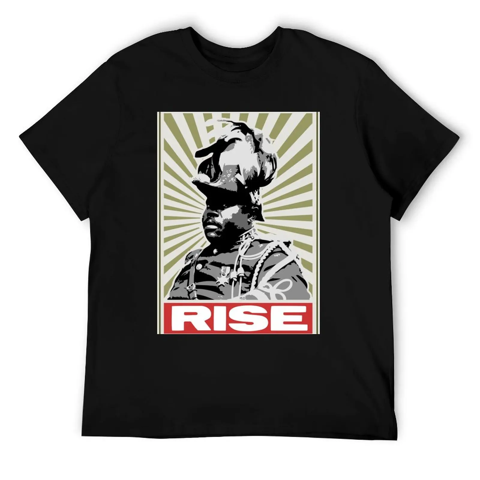 

Marcus Garvey - Rise T-Shirt t shirts for man pack cotton anime tshirt t shirts for man pack white T-Shirt