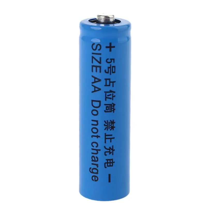 Universal No Power 14500 LR6 AA AAA LR03 10440 Size Fake Battery for Shell Placeholder Cylinder Conductor Replacem