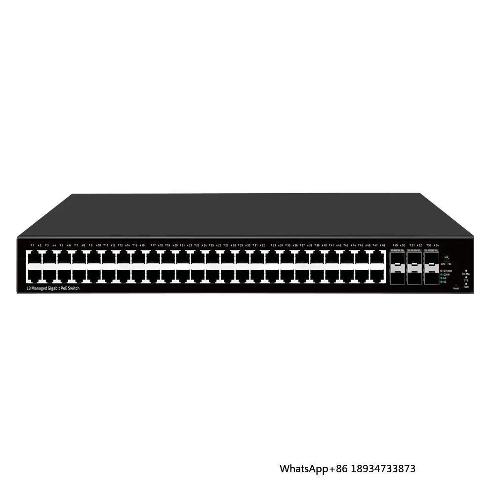 

52 Port 10G SFP Uplink 48 Port Gigabit Layer 3 Managed Core Ethernet Switch