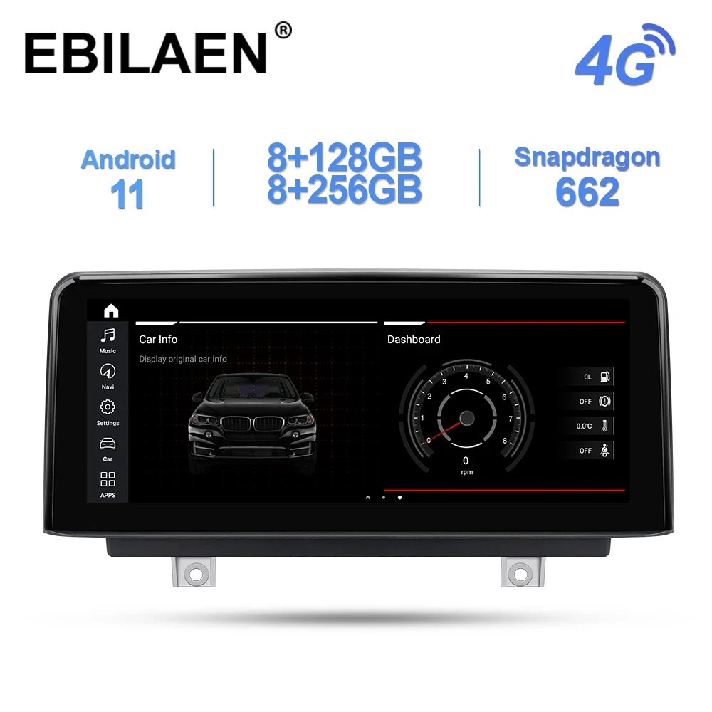 

EBILAEN Android 11.0 Car Radio Multimedia For BMW F30 F31 F22 F34 F33 F20 F21 NBT EVO System Unit PC Autoradio Navigation GPS