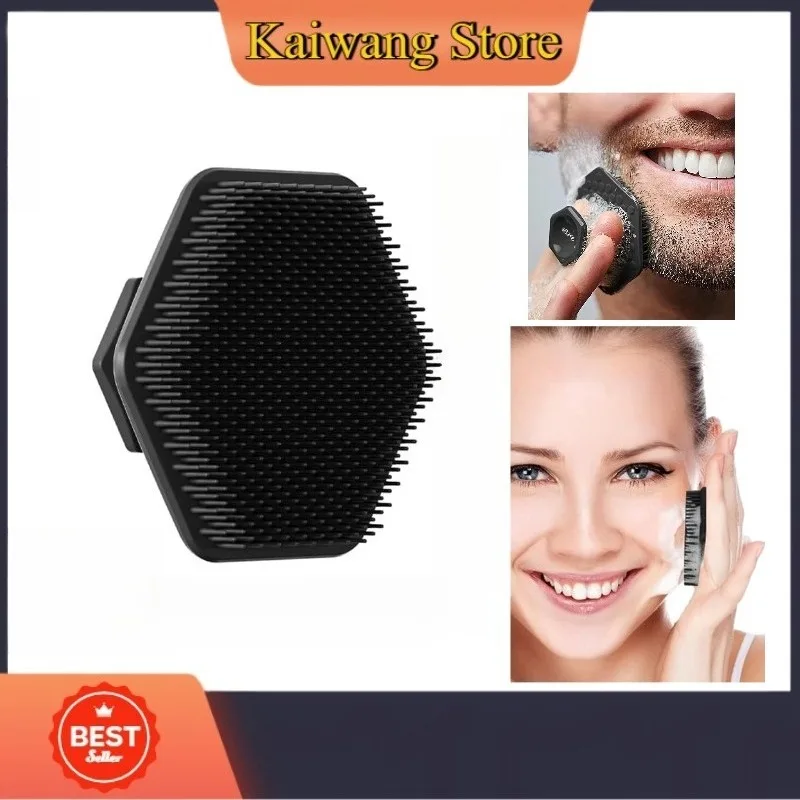 1 stücke Wäscher Manuelle Peeling Pinsel Gesicht Reinigung Pinsel Silikon Bart Wäscher Multifunktionale Gesicht Waschen Pinsel