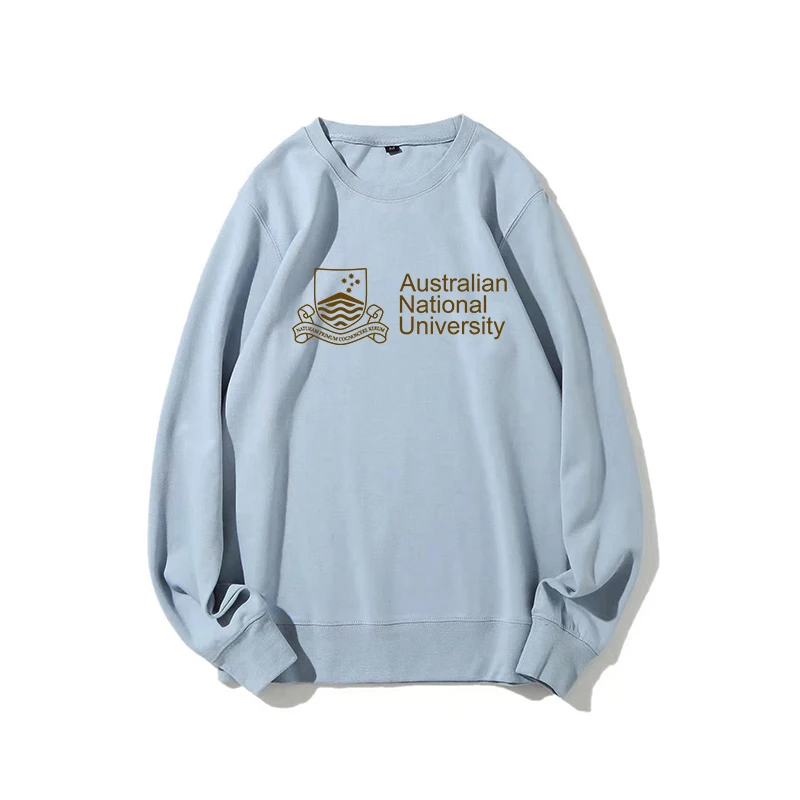 ANU letters Autumn Fashion Casual Hoodies For Men Woman Sweatshirt Basic Solid Color High Quality Streetwear Top Thicke