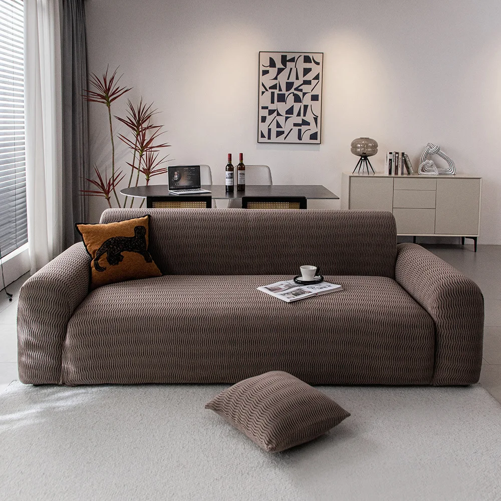 

Elastic Sofa Seat Cushion Cover Spandex Polyester Sofa Cover for Living Room Washable Removable L Shape Corner Couch Protector