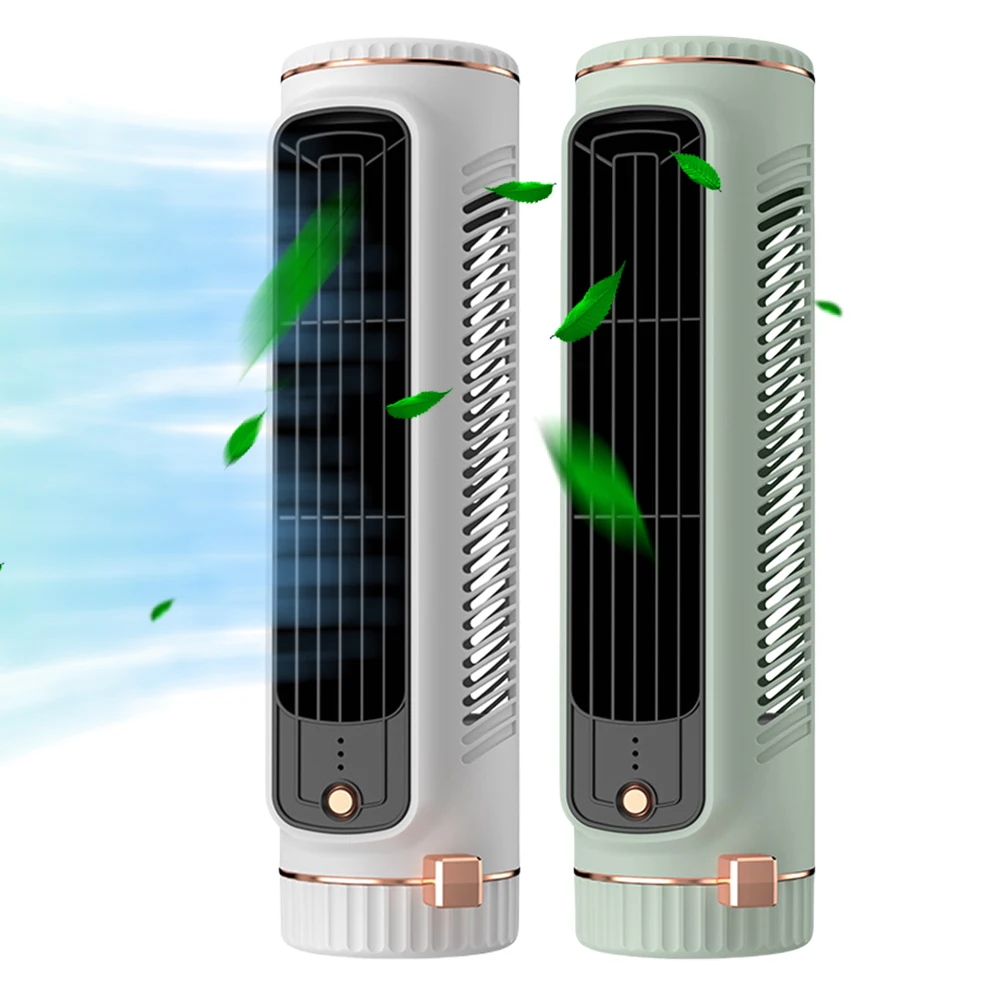 

Tower Fan USB Charging Electric Vertical Fan Bladeless Summer Fan Wireless Desk Fan for Home Office