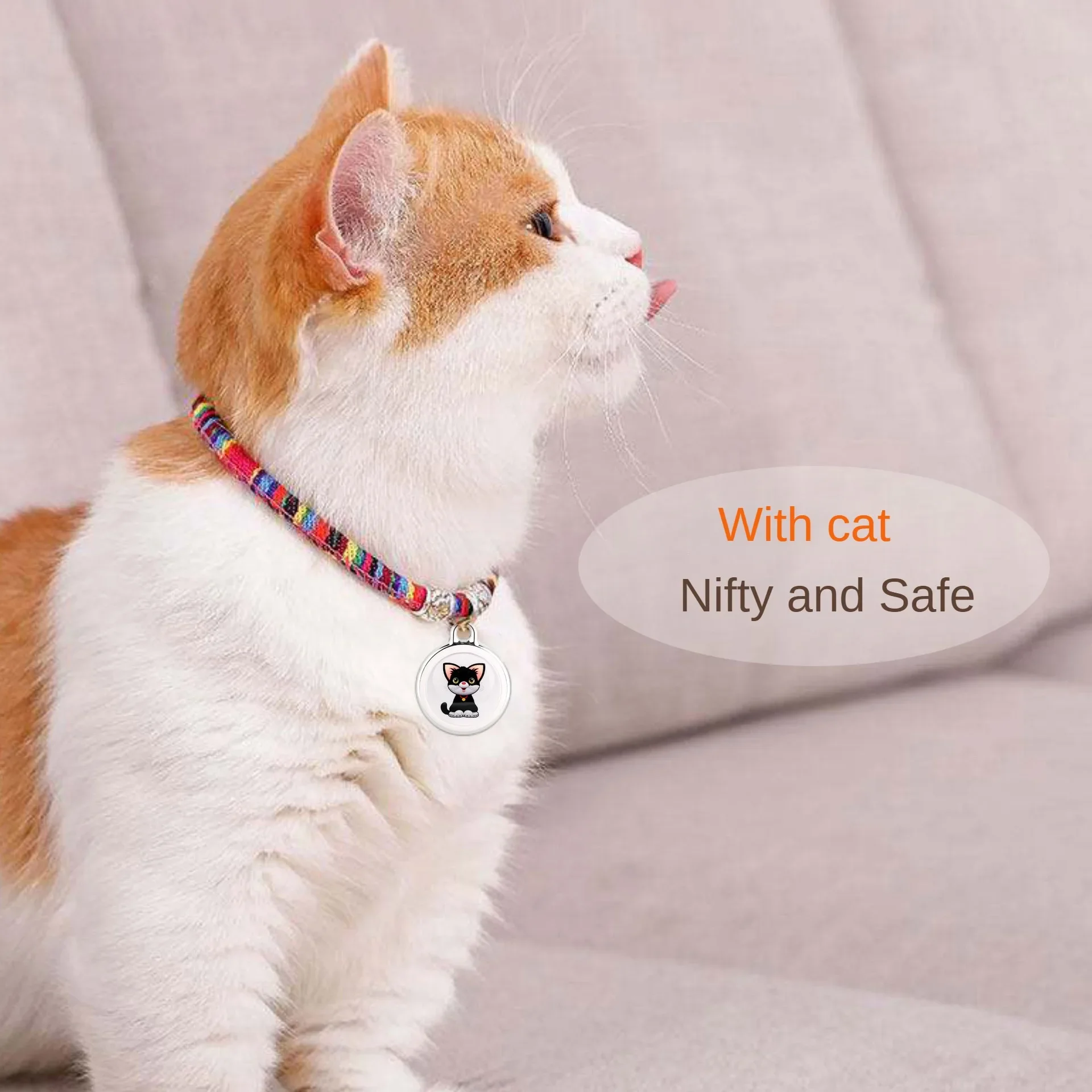 Gps Trackers for Cats Long Distance Smart Bluetooth Nifty Waterproof Gps Dog Trackers Collar for Pet Anti-Lost Android Ios Phone