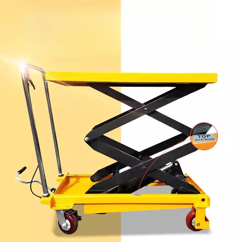 

Manual Hydraulic Lift Trolley Small-sized Lift Trolley Durable Sturdy Commercial Furniture Carrello Di Sollevamento ZY40TC