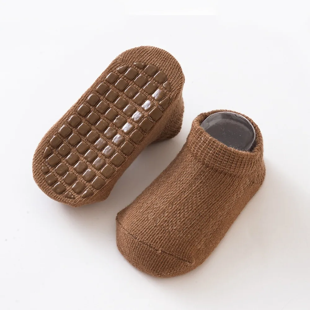 Thin Children's Socks New Short Tube Loose Mouth Baby Boat Socks Mesh Anti Slip Floor Socks Summer