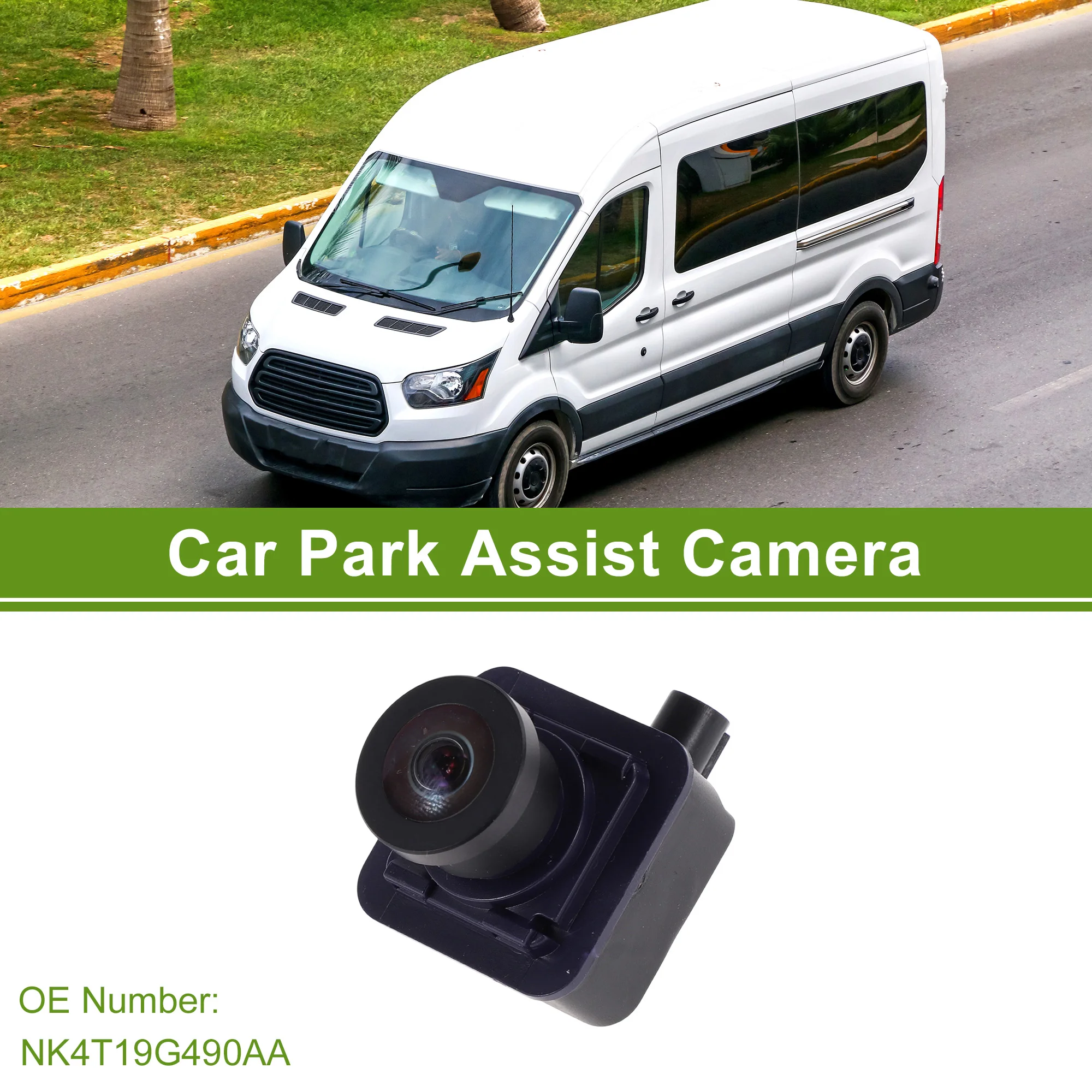 UXCELL Car Camera Rear View Backup Reverse No.NK4T19G490AA for Ford Transit T350