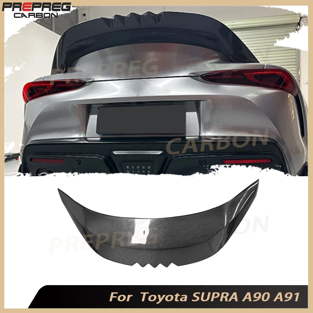 

Carbon Fiber Duckbill Lid Rear Spoiler Wing For Toyota SUPRA A90 A91 2019-2024 Boot Rear Trunk Spoiler Car Styling Rear Wings