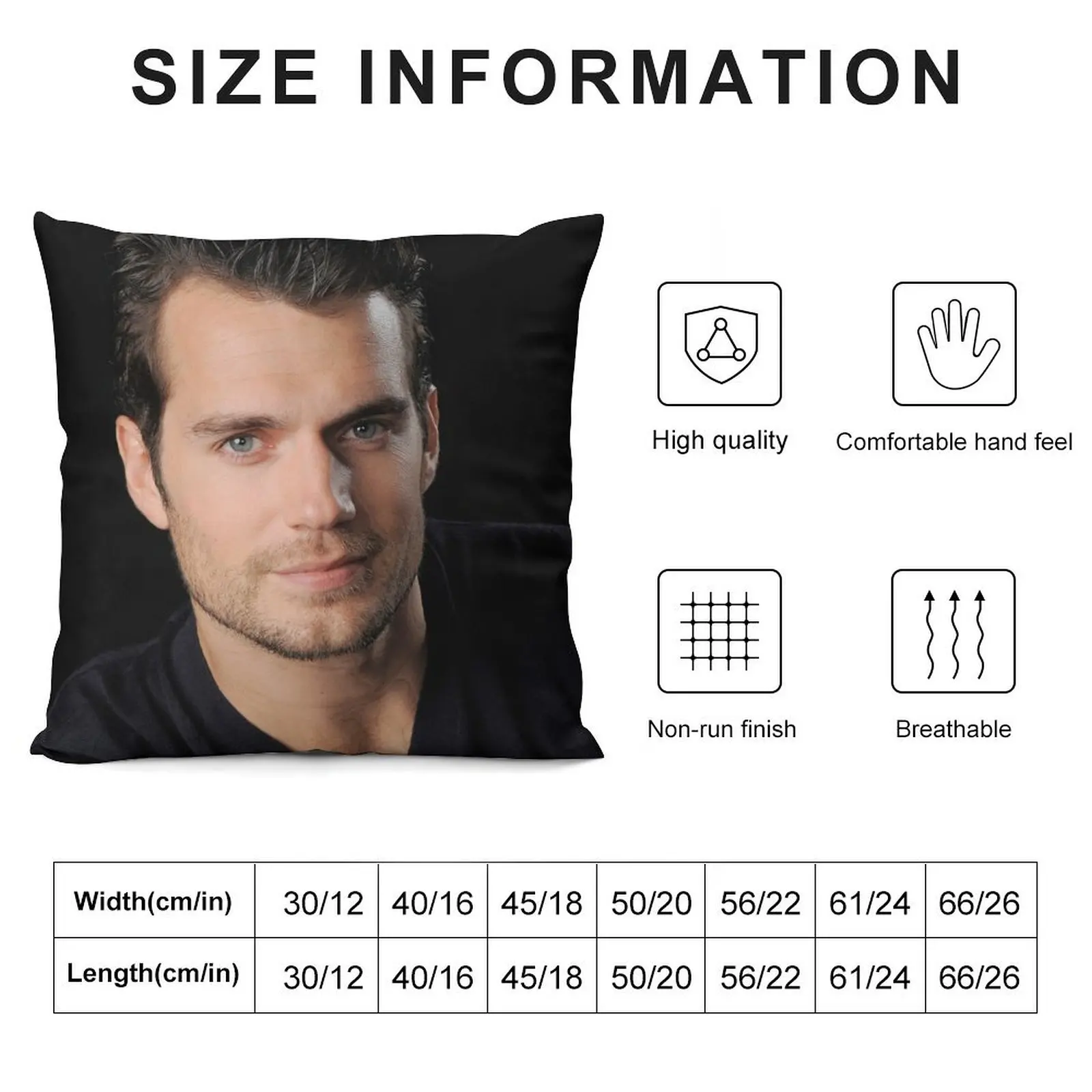 Henry Cavill Throw Pillow christmas supplies Sofa Pillow Cover pillow