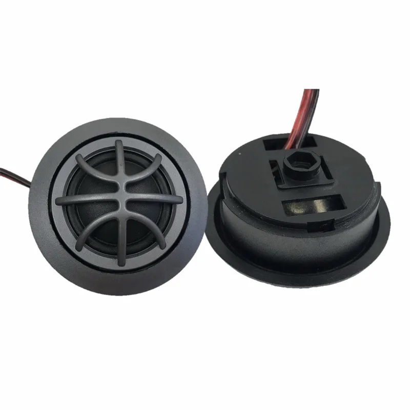 best High Quality Car Tweeter Speaker Driver 4Ohm RMS 15W 92DB 25-core Neodymium magnet Soft Dome Tweeter Speakers(1pcs speaker)