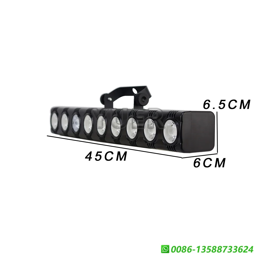 Imagem -05 - Luz Led Rgb com Efeito de Lavagem 9x12w com Controle Remoto para dj Discoteca Indoor Party Parede de Fundo Iluminação Novo