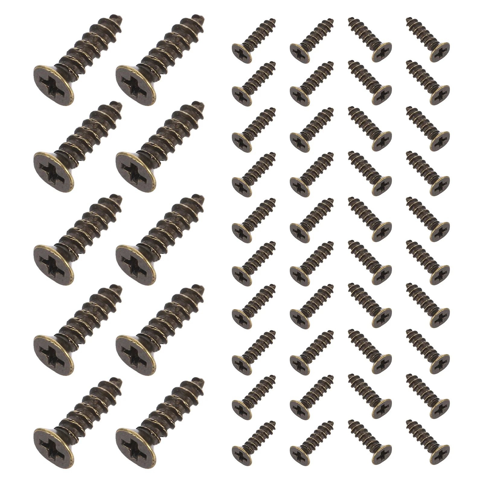 

900 Pcs Pick Guards Scratch Plate Electrical Screws Locking Nut Guitar Bronze Installation Anti-scratch