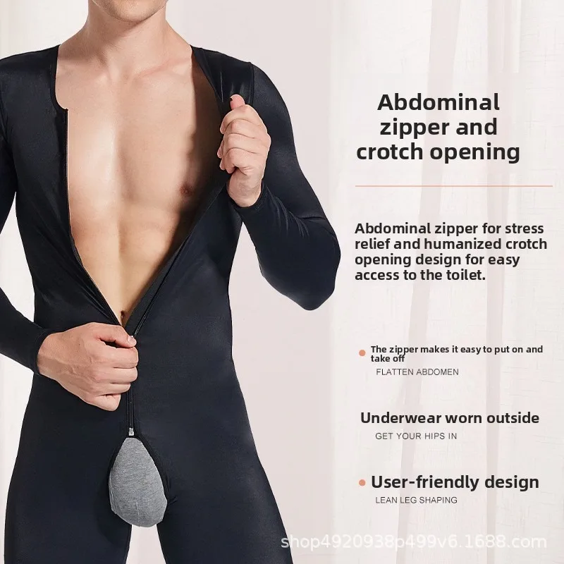 Mannelijke Liposuctie Borstchirurgie Postoperatieve Onesie Liposuctie Afslanken Kleding Corset Bierbuik Afslanken Taille Afslanken