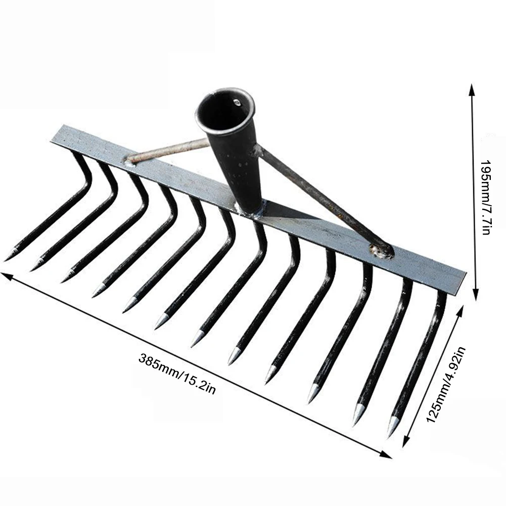 

Многофункциональные грабли для ногтей из высокоуглеродистой стали с 4/7/9/12 зубьями, садовые грабли для прополки, экономящие трудозатраты, грабли для удаления разрушения, фермерские инструменты