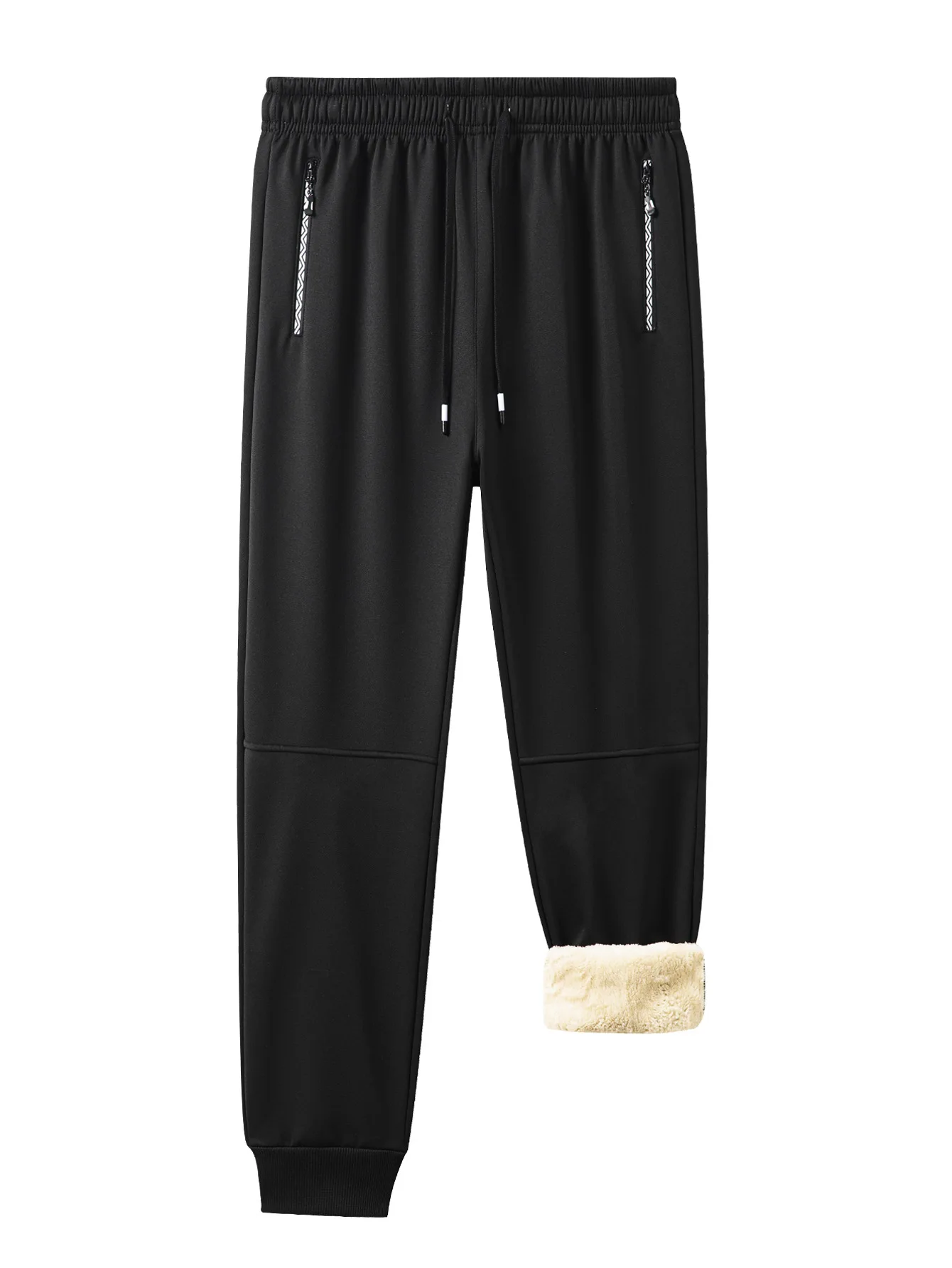 

Модные мужские однотонные свободные брюки на шнурке в японском стиле, повседневные модные простые базовые утепленные брюки для бега, мужская одежда, брюки